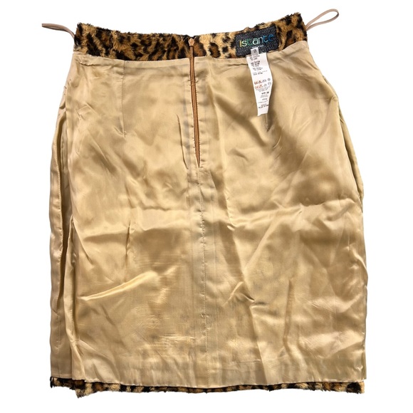 Vintage Istante by Gianni Versace Leopard Print Skirt Size 42 - Picture 7 of 17